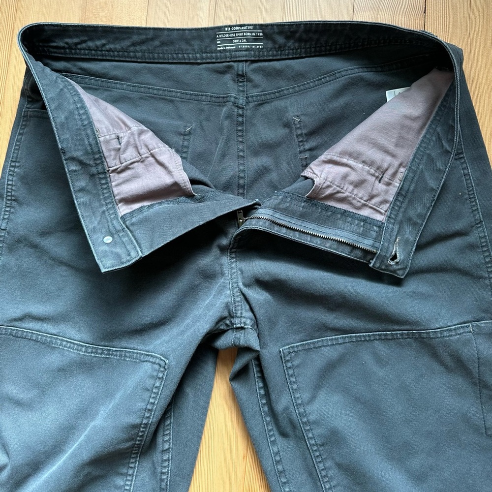 REI Double Knee Pants Men’s 38x34 Outdoor Workwear - Picture 7 of 16
